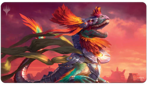 Bonehoard Dracosaur Magic: The Gathering Playmat - Official Art, Non-Slip Rubber Backing, 24x13.5 Inch - View #4