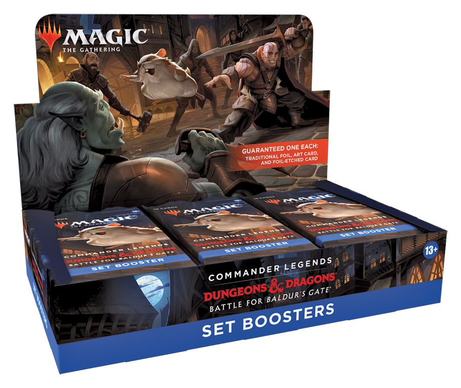 MTG - Commander Legends: Battle for Baldur's Gate Set Booster Display