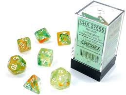Chessex Nebula Luminary 7 Die Set