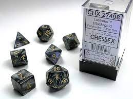 Chessex Lustrous :  Polyhedral 7 Dice set