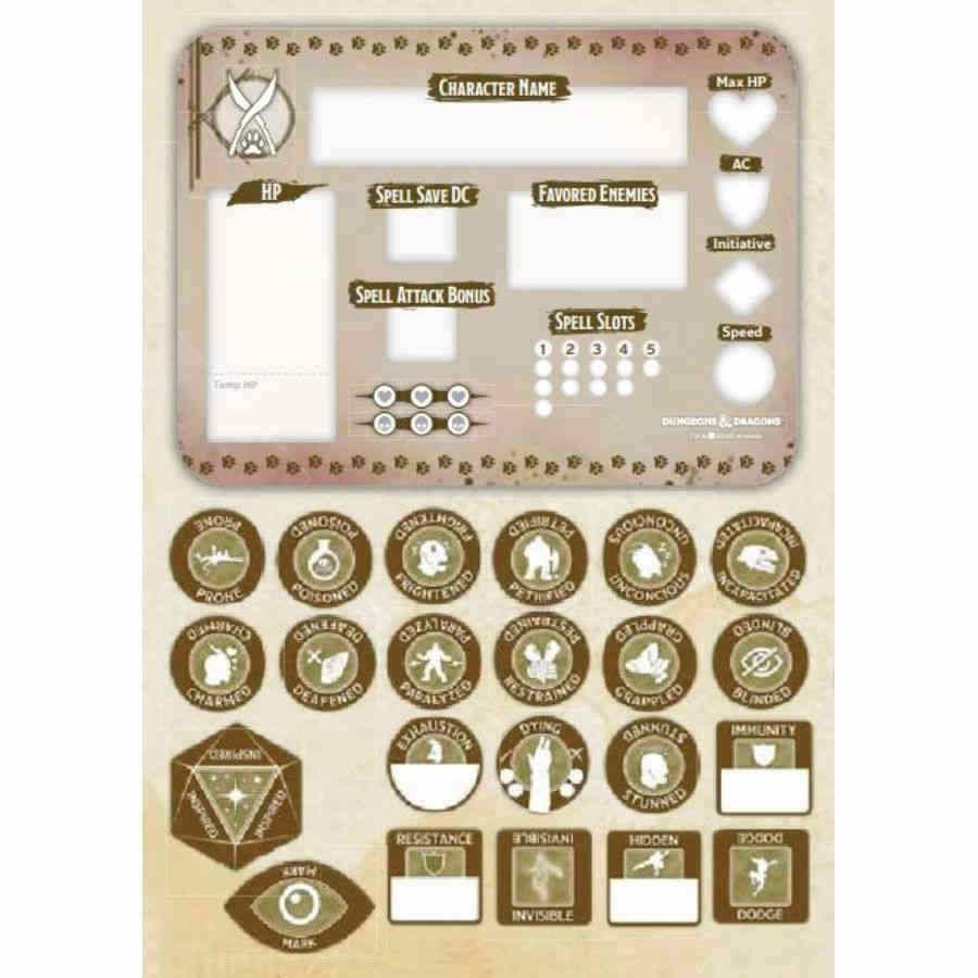 Dungeons and Dragons - Character Token Set