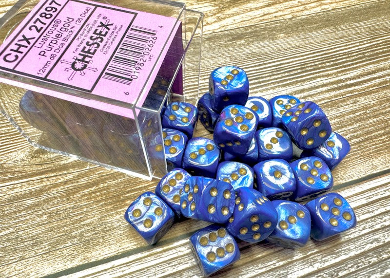 Chessex Lustrous :  12mm D6