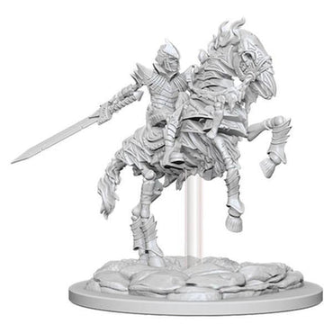 Deep Cuts Unpainted Miniatures: W1 Skeleton Knight on Horse