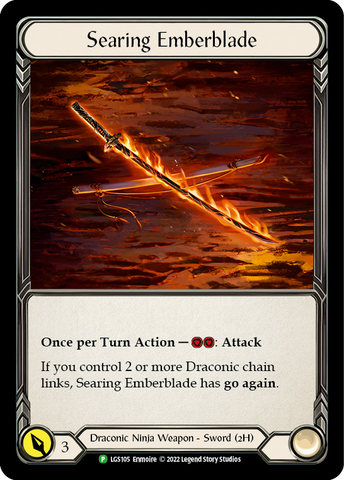 Searing Emberblade [LGS105] (Promo)  Cold Foil