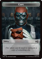 Copy (001) // Wall (003) Double-Sided Token [Marvel Super Heroes Commander Tokens]