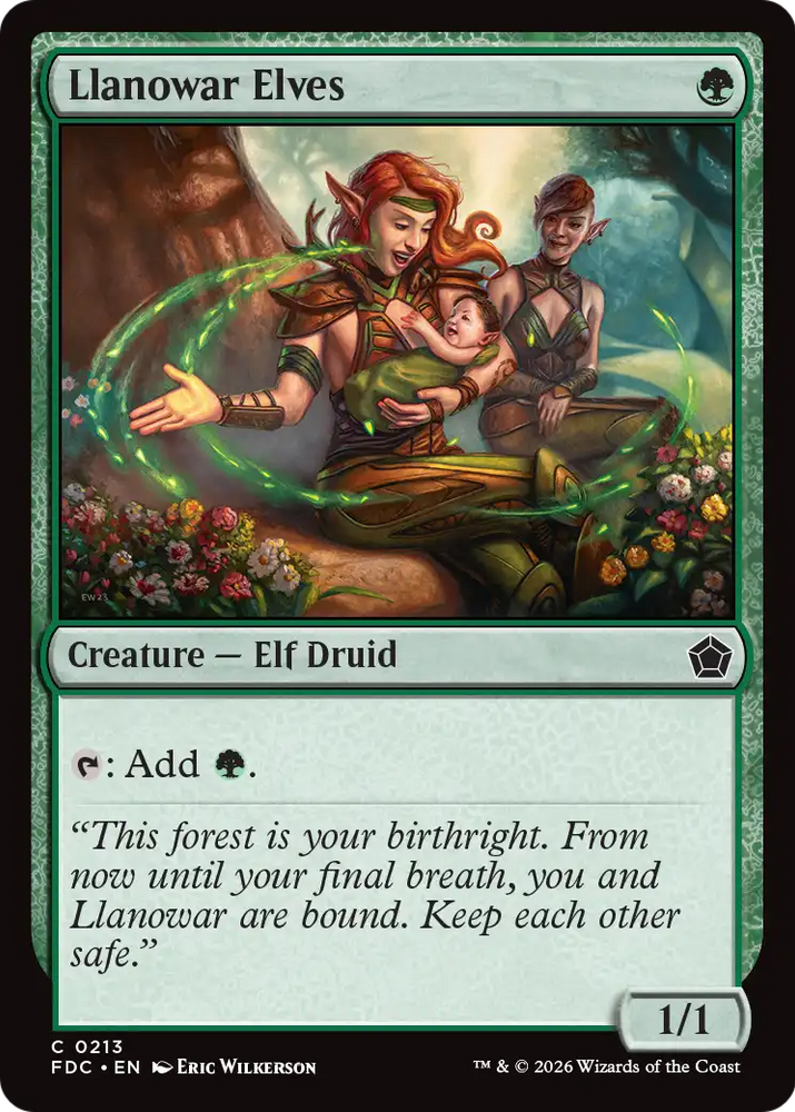 Llanowar Elves [Foundations Commander]