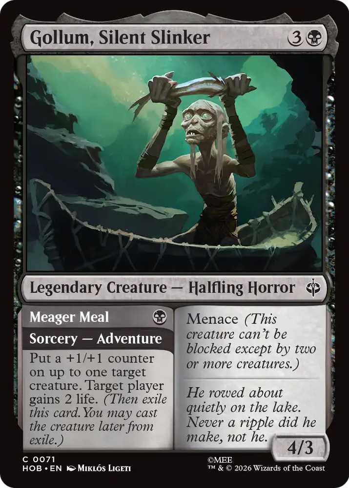 Gollum, Silent Slinker [The Hobbit]