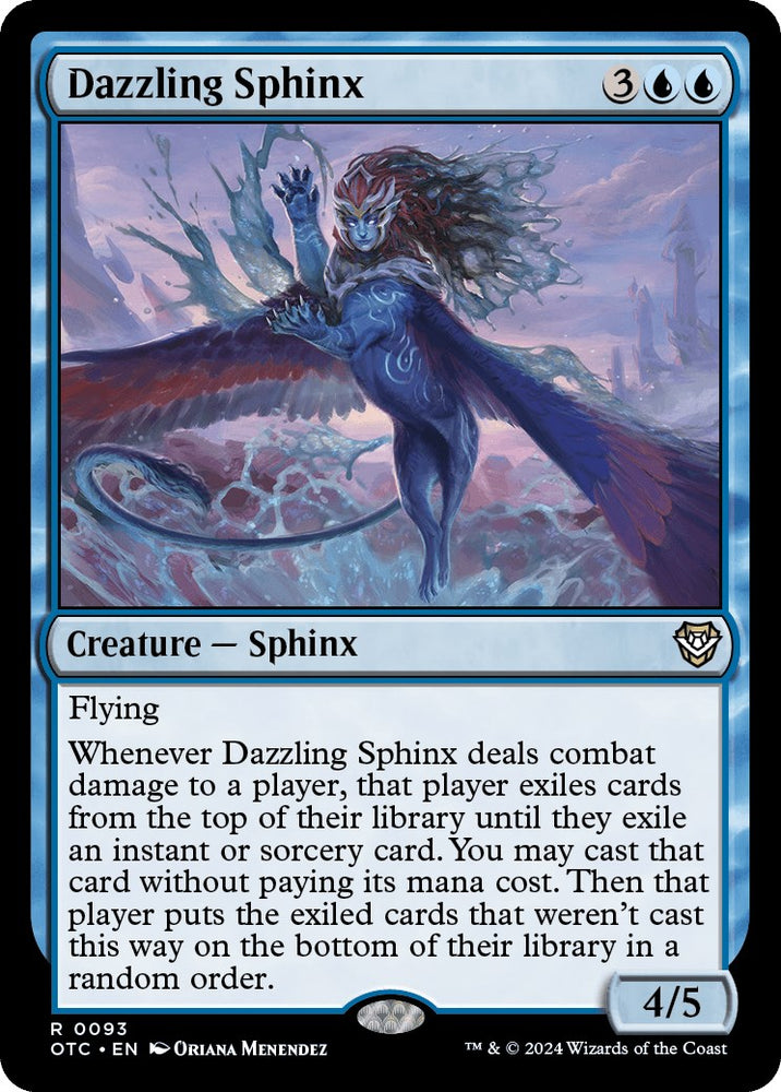 Dazzling Sphinx [Outlaws of Thunder Junction Commander]