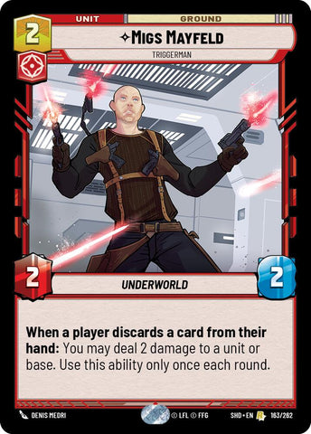 Migs Mayfeld - Triggerman (163/262) (163/262) [Shadows of the Galaxy]