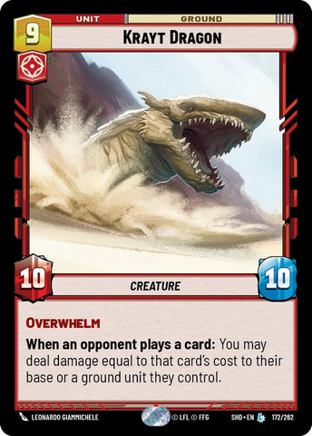 Krayt Dragon (172/262) (172/262) [Shadows of the Galaxy]