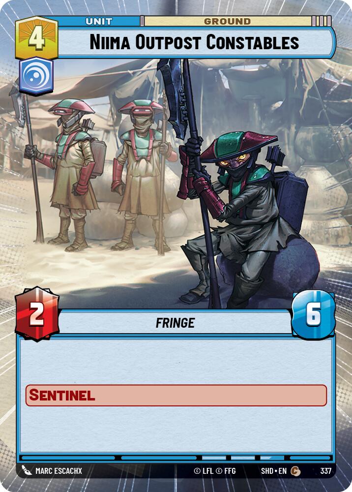Niima Outpost Constables (337) (Hyperspace) (337) [Shadows of the Galaxy]