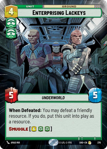 Enterprising Lackeys (376) (Hyperspace) (376) [Shadows of the Galaxy]