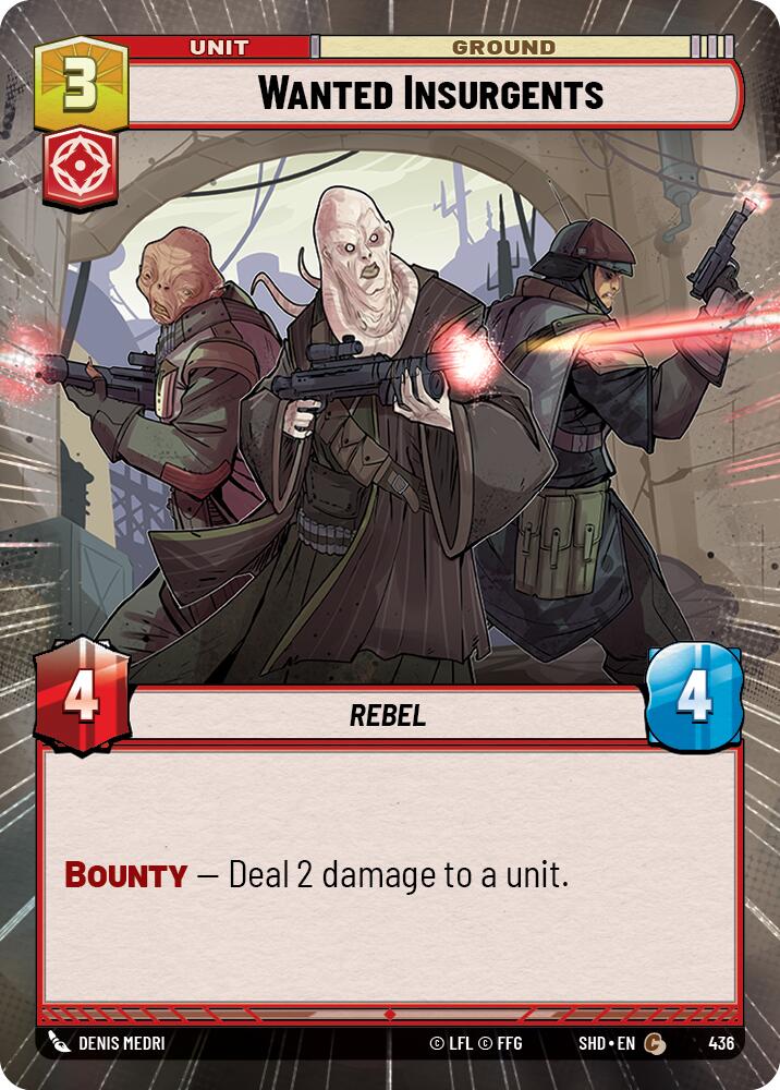 Wanted Insurgents (436) (Hyperspace) (436) [Shadows of the Galaxy]