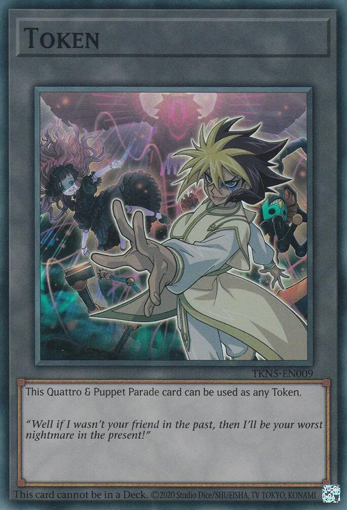 quattro deck yugioh Complete Custom for Yu-Gi-Oh! ZEXAL Token: Quattro & Puppet Parade