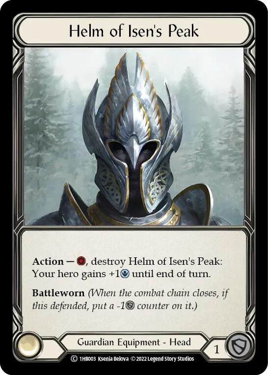 Helm of Isen's Peak [1HB003] (History Pack 1 Bravo Blitz Deck)