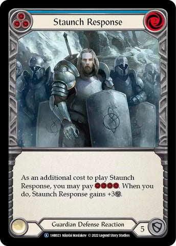 Staunch Response (Blue) [1HB023] (History Pack 1 Bravo Blitz Deck)