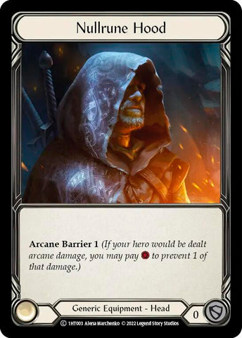 Nullrune Hood [1HT003] (History Pack 1 Dorinthea Blitz Deck)