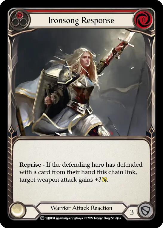 Ironsong Response (Red) [1HT008] (History Pack 1 Dorinthea Blitz Deck)