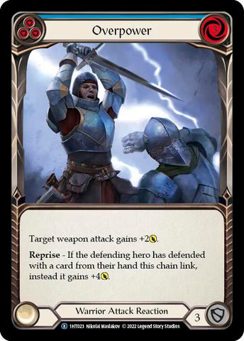Overpower (Blue) [1HT023] (History Pack 1 Dorinthea Blitz Deck)