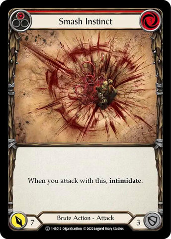 Smash Instinct (Red) [1HR012] (Historic Pack 1 Blitz Deck Rhinar)