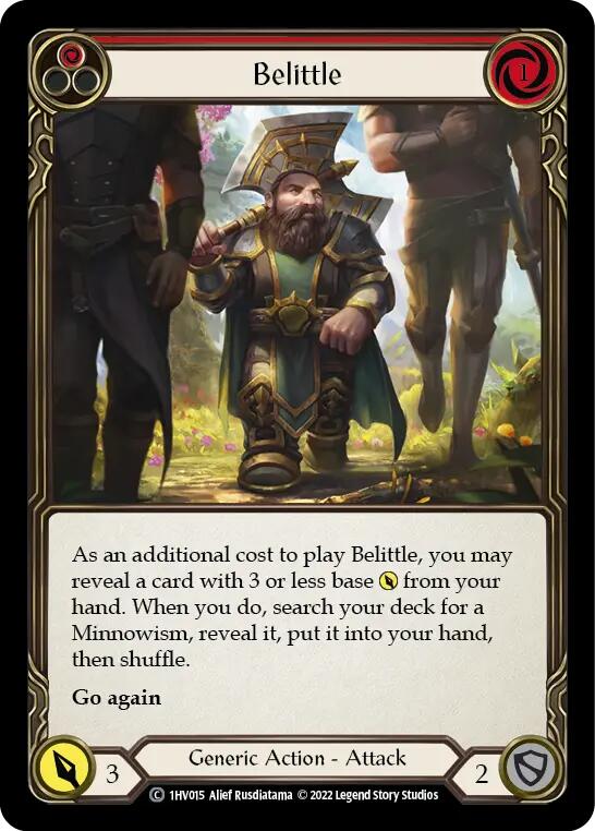 Belittle (Red) [1HV015] (Historic Pack 1 Blitz Deck Viserai)