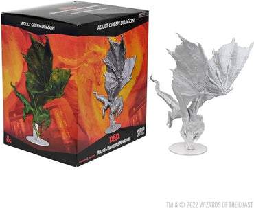 Dungeons And Dragons Miniatures: Icons of the Realms: Adult Green Dragon Unpainted