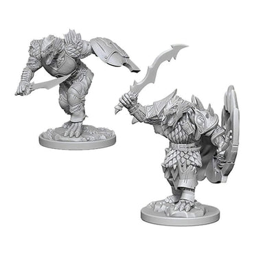 Dungeons & Dragons Nolzur`s Marvelous Unpainted Miniatures:  W1 Dragonborn Fighter