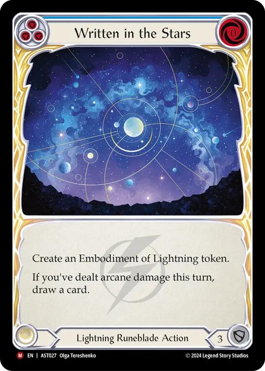 Written in the Stars [AST027] (Armory Deck: Aurora)  Rainbow Foil