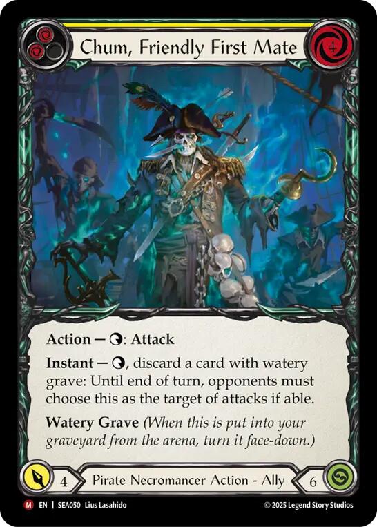 Chum, Friendly First Mate [SEA050] (High Seas)  Rainbow Foil