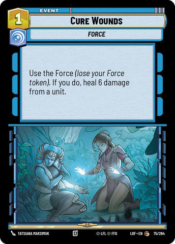 Cure Wounds (75/264) (75/264) [Legends of the Force]