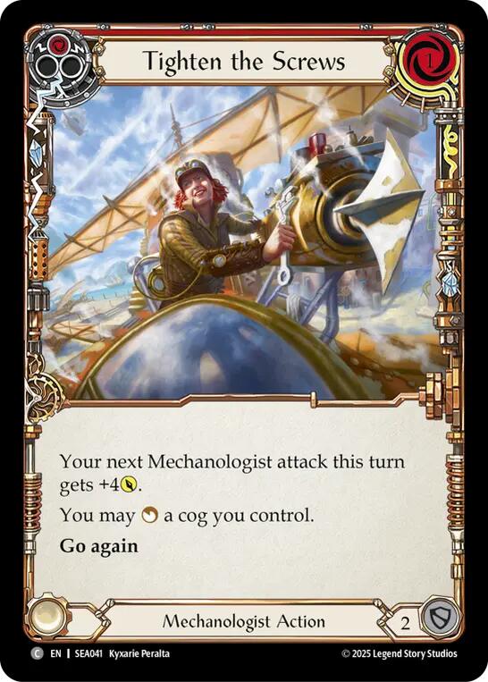 Tighten the Screws [SEA041] (High Seas)  Rainbow Foil