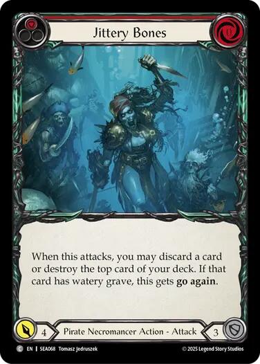 Jittery Bones (Red) [SEA068] (High Seas)