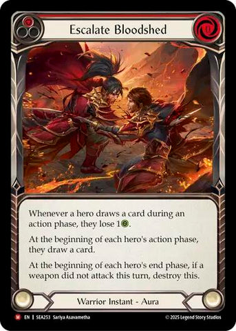 Escalate Bloodshed [SEA253] (High Seas)  Rainbow Foil