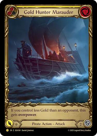 Gold Hunter Marauder (Treasure) [SEA164] (High Seas)  Cold Foil