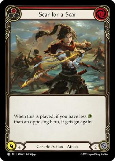 Scar for a Scar (Red) [AGB012] (Armory Deck: Gravy Bones)