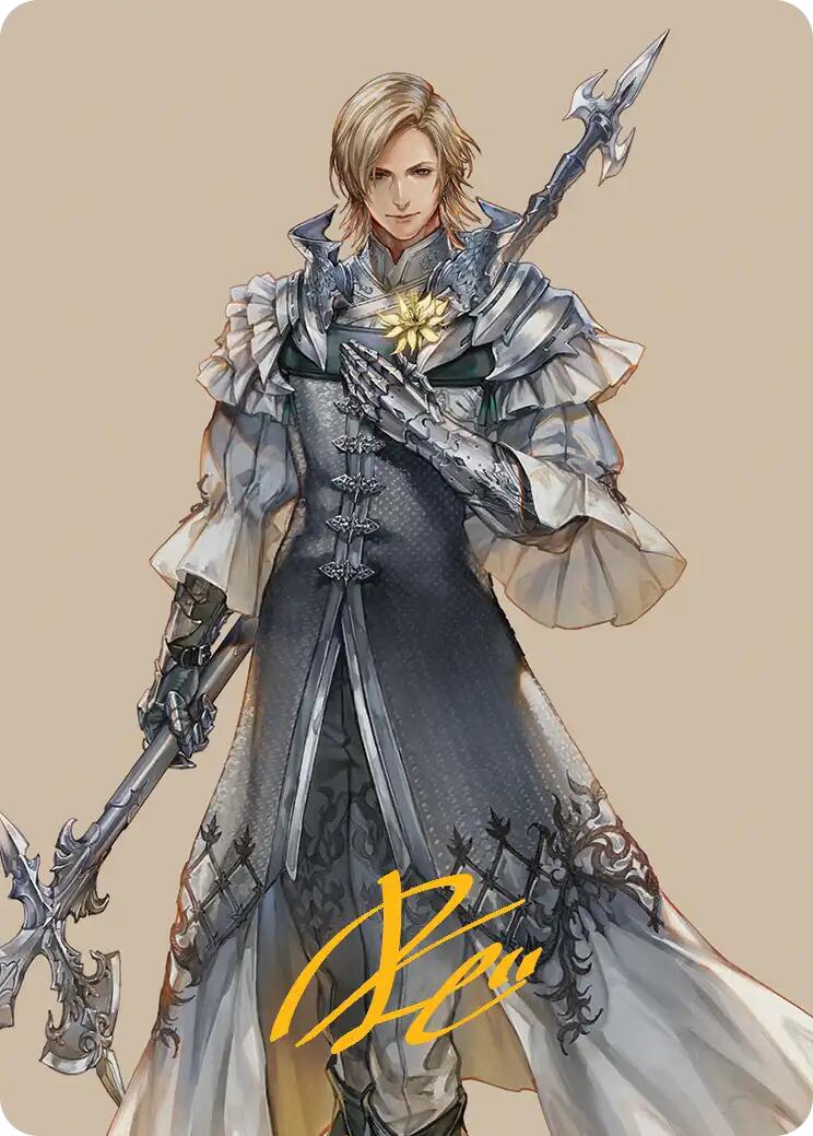 Dion, Bahamut's Dominant Art Card (Gold-Stamped Signature) [FINAL FANT