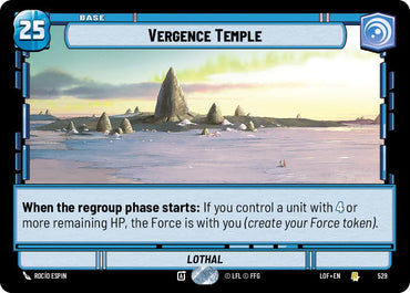 Vergence Temple (529) (Foil) (529) [Legends of the Force]