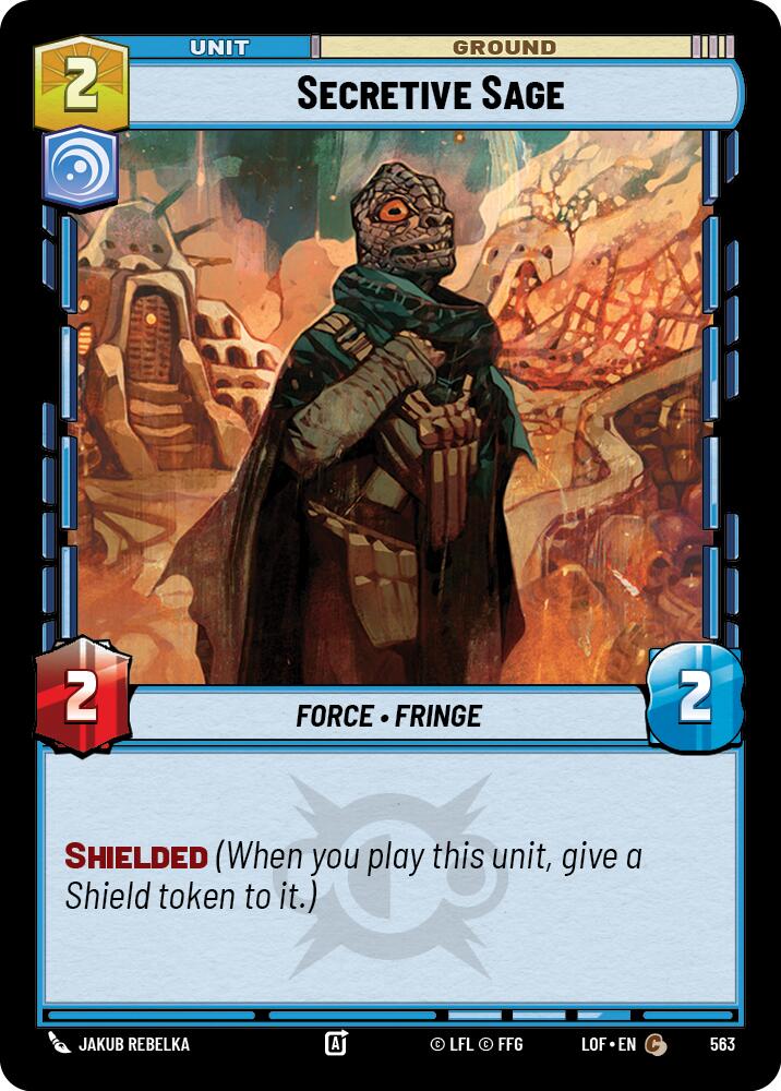 Secretive Sage (563) (Foil) (563) [Legends of the Force]