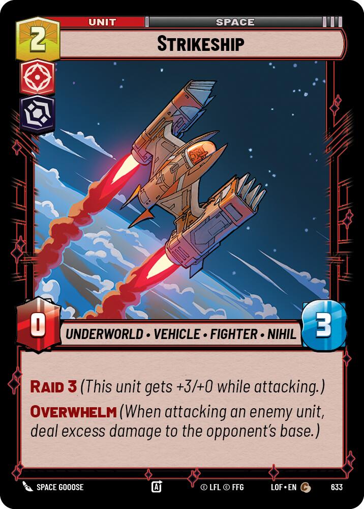 Strikeship (633) (Foil) (633) [Legends of the Force]