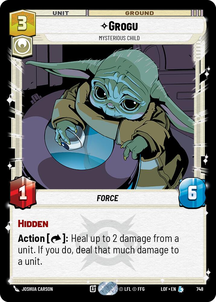Grogu - Mysterious Child (748) (Foil) (748) [Legends of the Force]