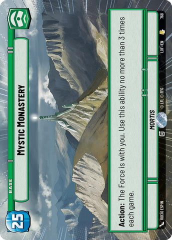 Mystic Monastery (768) (Hyperspace Foil) (768) [Legends of the Force]