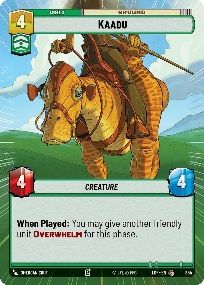 Kaadu (854) (Hyperspace Foil) (854) [Legends of the Force]