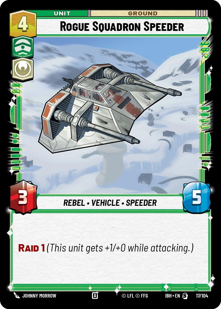 Rogue Squadron Speeder (17/104) (17/104) [Intro Battle: Hoth]