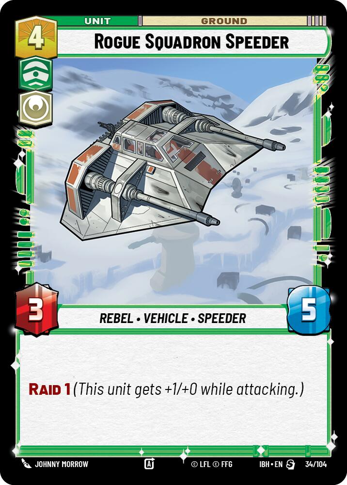 Rogue Squadron Speeder (34/104) (34/104) [Intro Battle: Hoth]