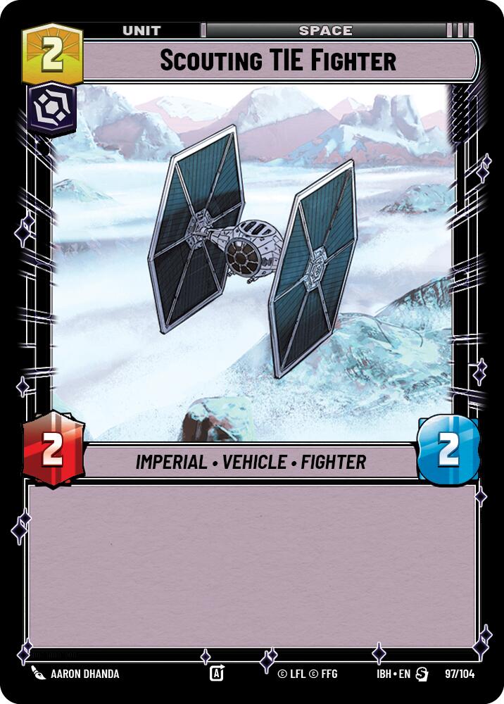 Scouting TIE Fighter (97/104) (97/104) [Intro Battle: Hoth]