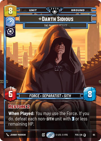 Darth Sidious (95) - The Phantom Menace (95) [Organized Play Promos]