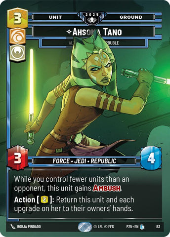Ahsoka Tano (83) - Always Ready For Trouble (83) [Organized Play Promos]