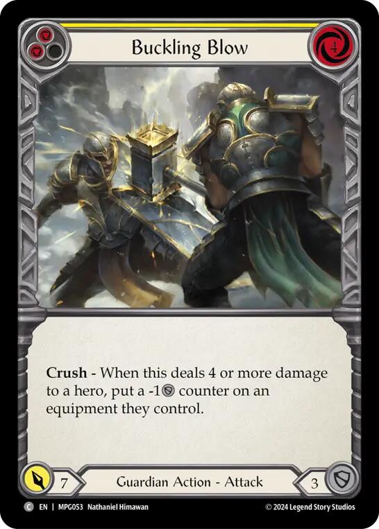 Buckling Blow (Yellow) [MPG053] (Mastery Pack Guardian)