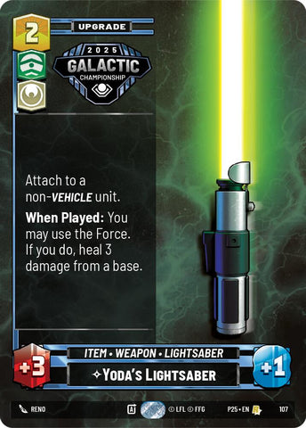 Yoda's Lightsaber (107) (107) [Organized Play Promos]