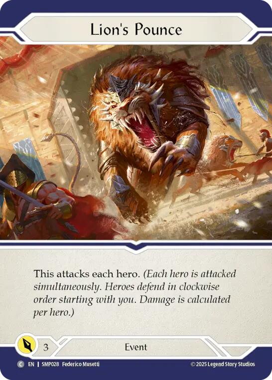 Lion's Pounce [SMP028] (Smash Palace)